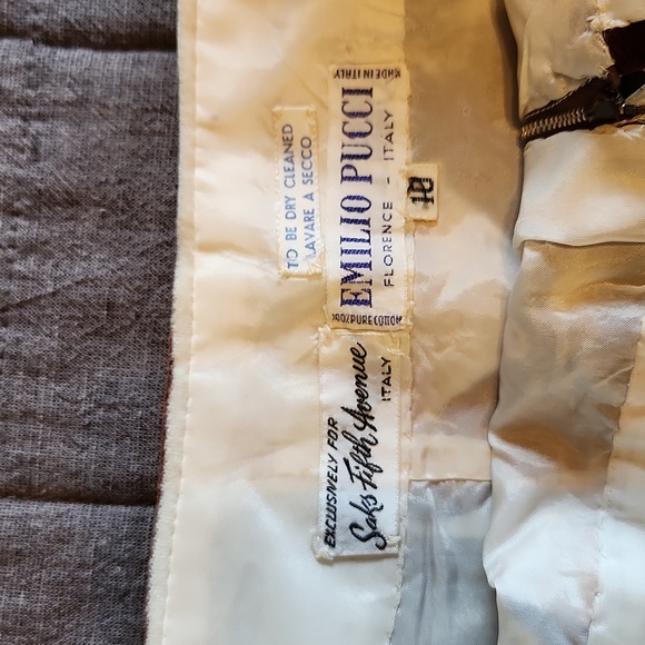 COPY - Vintage 60S EMILIO PUCCI Saks Italy Skirt - Picture 7 of 9